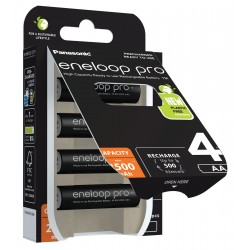PANASONIC Eneloop Pro AA 2500mAh 4kom BK-3HCDE