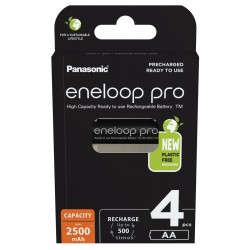 PANASONIC Eneloop Pro AA 2500mAh 4pcs BK-3HCDE