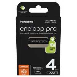 PANASONIC Eneloop Pro AAA 930mAh 4ks (4HCDE/4BE)