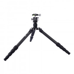 AOKA KE255C Karbonski stativ + kroglična glava BH25, črna