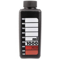 JOBO, systémová láhev na chemikálie JOBO 1L černá, stupnice