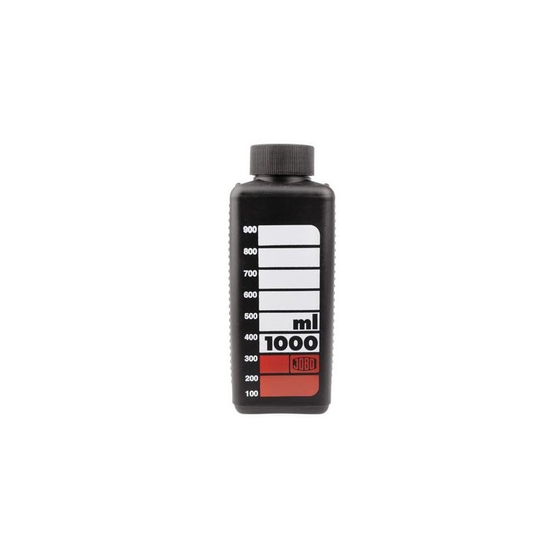 JOBO chemical bottle system 1L black, scale