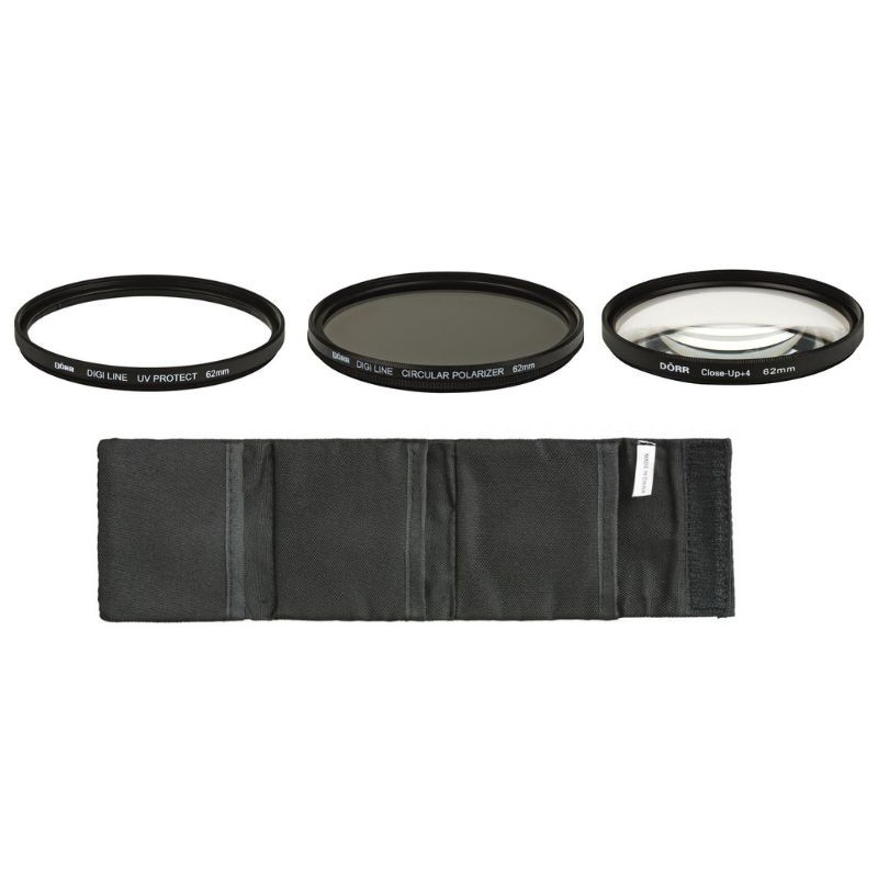 DigiLine All-in-One Kit (UV+CPL+Close-up +4) 62mm