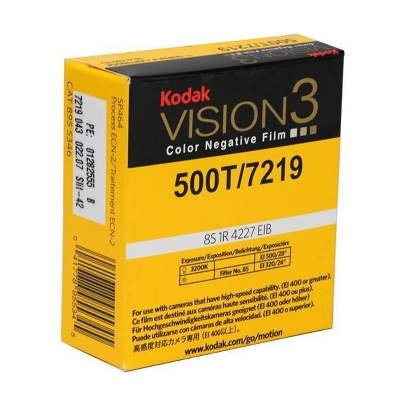 KODAK Vision3, 500T, 7219, Super 8 mm/15 m