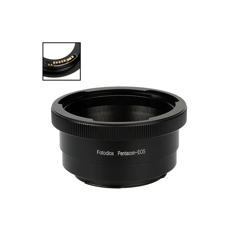 FOTODIOX CTCO adapter za objektiv Pentacon six (P6) na ohišju Canon EOS EF s čipom