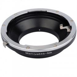 B.I.G. CTCO adapter for Mamiya 645 lens on Nikon F body