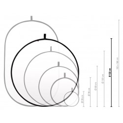 DÖRR Reflecting board 5in1, circle 132cm
