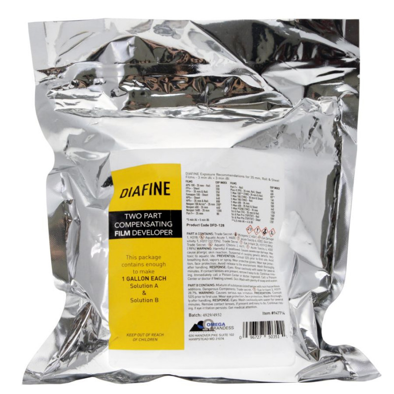 DIAFINE two-component film developer gallon (2 x 3.8 litres)