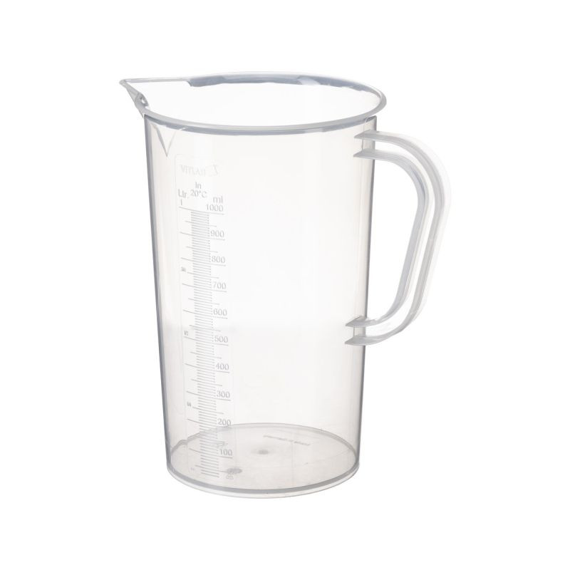 Odměrka s rukojetí, 1000 ml - laboratorní odměrný válec