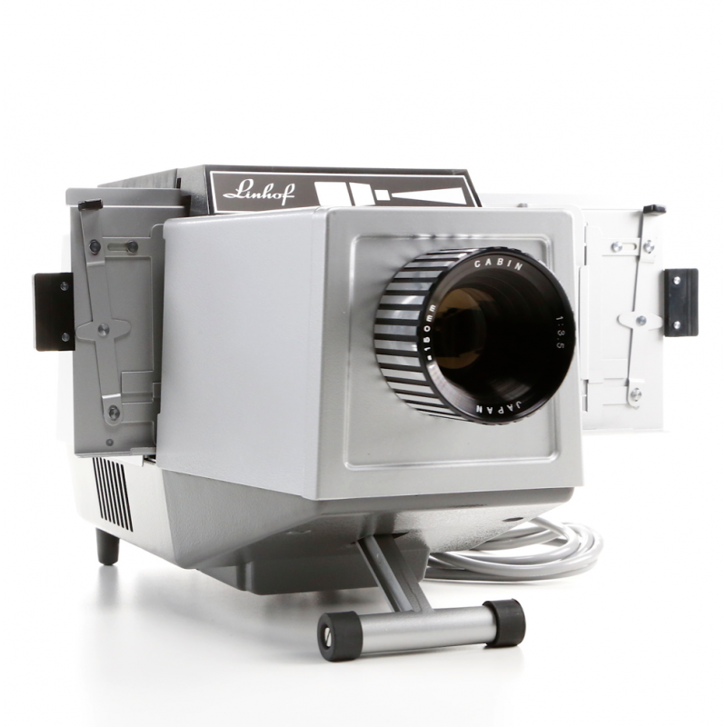 Linhof cabin diaprojector 6x7, secondhand