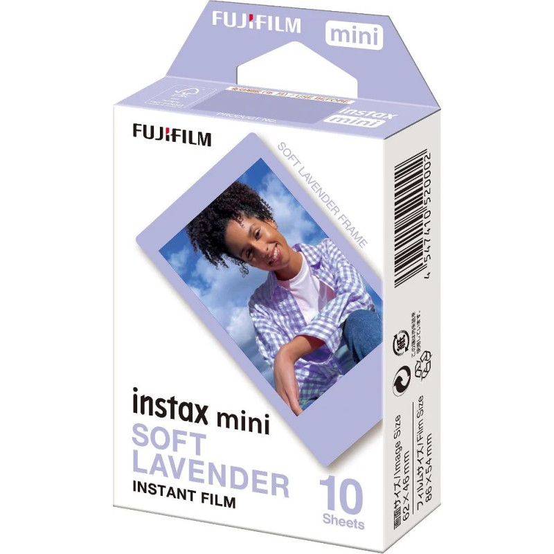 FUJIFILM Instax Mini Soft Lavender 10ks