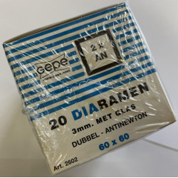 Gepe diarámiky 6x6 AN sklo, 20 ks