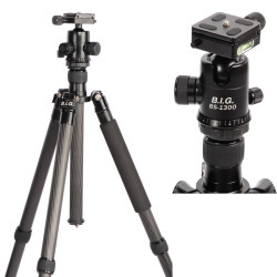 B.I.G. TMC-1300 CARBON 2v1, statív s guľovou hlavou BS-1300