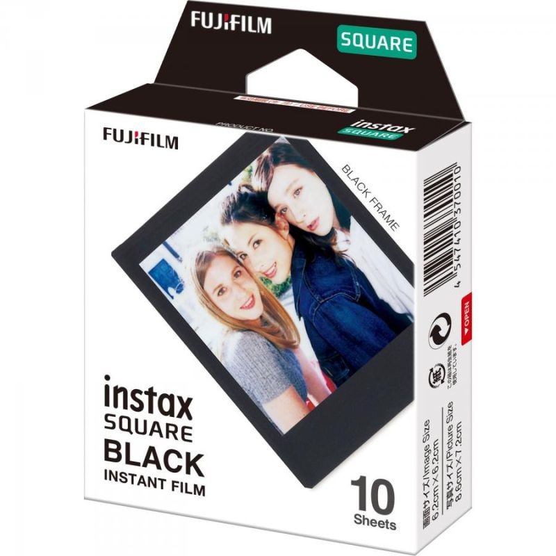 FUJIFILM Instax Square Black Frame 10kom, exp. 08/24