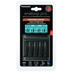 PANASONIC Eneloop ProCharger, polnilec z LCD zaslonom (BQ-CC65)