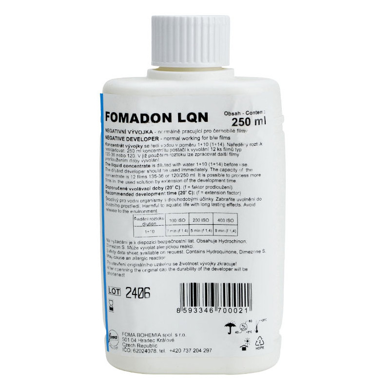 FOMADON LQN 250 ml film developer