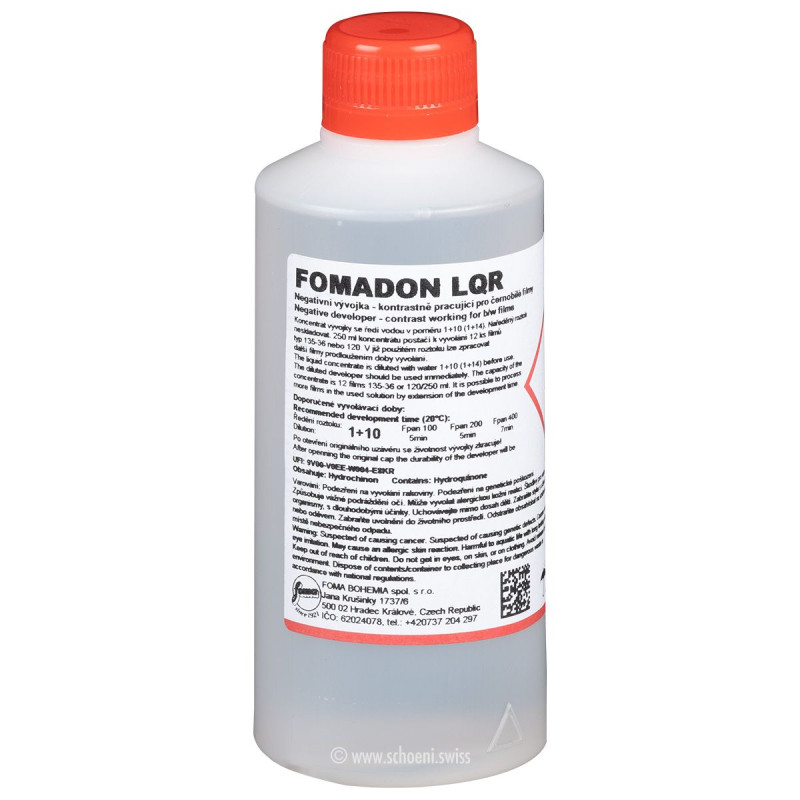 FOMADON LQR 250 ml negativní vývojka