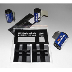 SELF-ADHESIVE DX CODES, ISO 200 for films in type 135 cassettes (12pack)