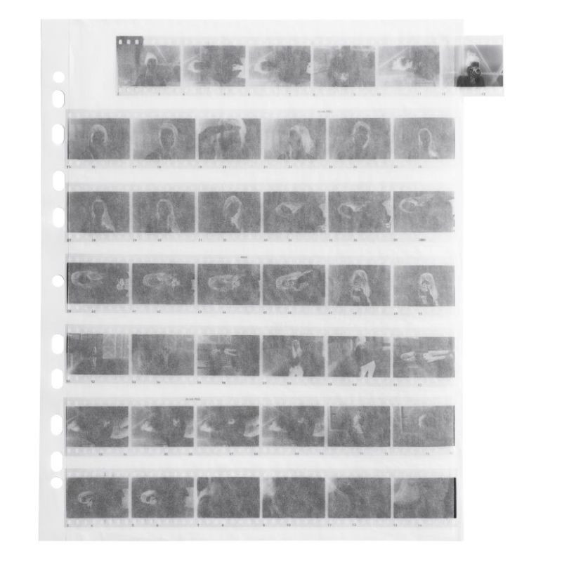 Archival Storage Page for 35mm films, parchment