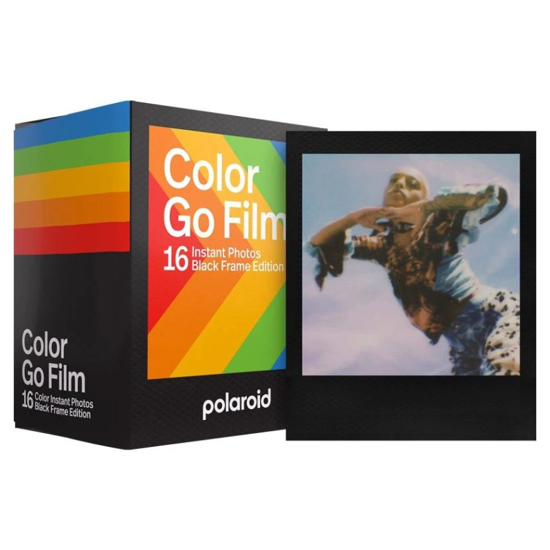 POLAROID GO Color, 16× Instant Film black frame