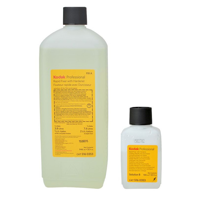 KODAK Rapid Fixer with Hardener, to make 3,8 l / 1 gal