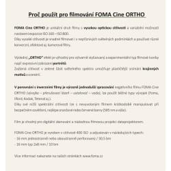 FOMA Cine ORTHO 400 DS8/10 bm