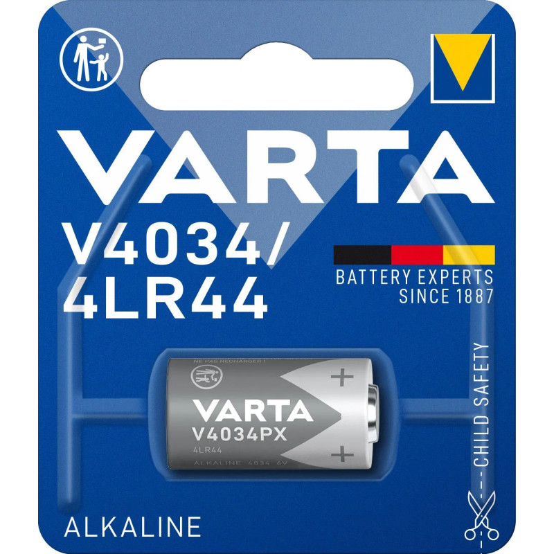 VARTA Alkaline V4034 PX 4LR44 1kos (4034101401)
