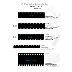 FOMAPAN R 100 DS 8 mm/30,5 m