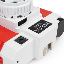 HOLGA 120N, fotoaparát, červený