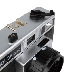 HOLGA 135FC 35 mm, camera with flash, black-silver
