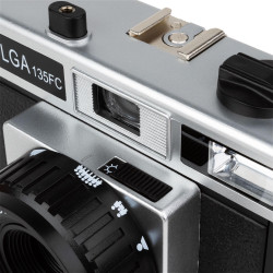 HOLGA 135FC 35 mm, camera with flash, black-silver