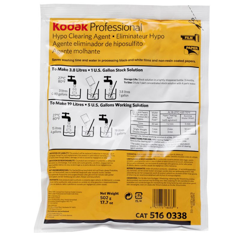 KODAK Hypo Clearing Agent pro 19L, urychlovač praní
