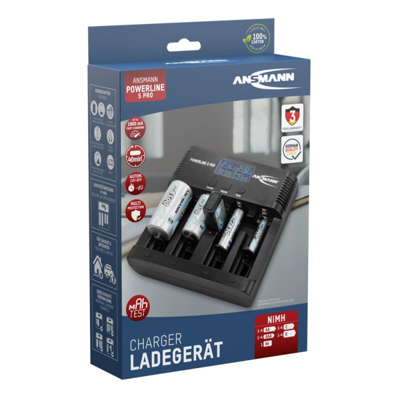 ANSMANN Powerline 5 Pro, nabíjačka