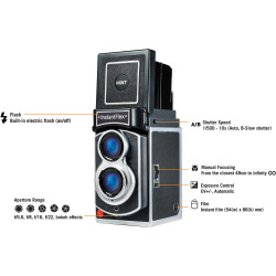 MINT InstantFlex TL70 2.0 Retro Camera for Instax MINI Films