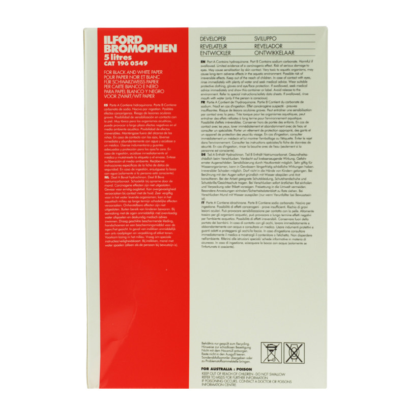 ILFORD BROMOPHEN 5 l paper developer for B&W paper