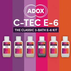 ADOX C-Tec E-6, sada pro barevný inverzní proces pro 12 filmů