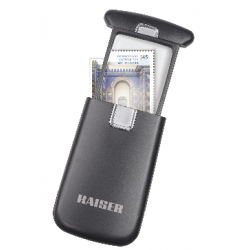 KAISER "mobile" Pocket Magnifier, 3x pull-out (with LED light)