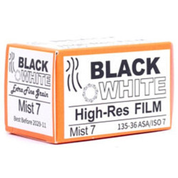 KING FILM Mist 7 135/36 black and white film ISO 7
