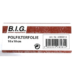 Lineární polarizační fólie / polarizační film 10 × 10 cm