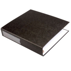 Archival binder with protective box black for 100 sheets