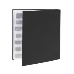 Archival binder with protective box black for 100 sheets