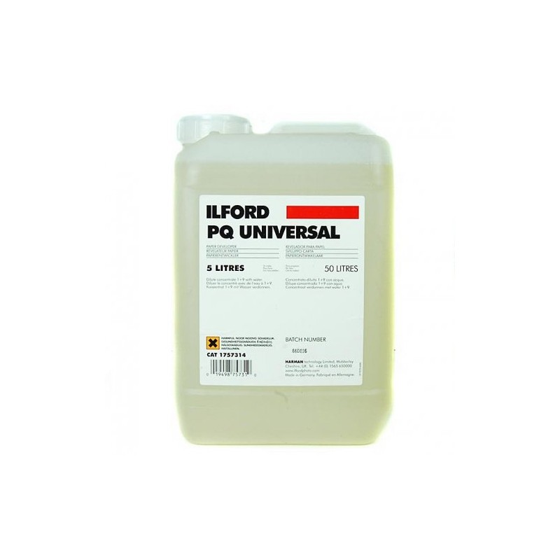 Ilford PQ Universal 5L, paper developer