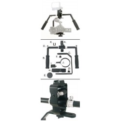 Camera tripod stabilizer/floating grip-rig B.I.G.
