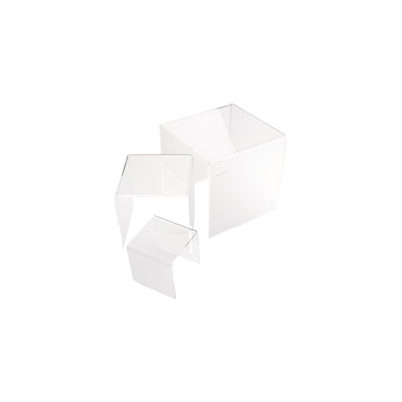 Helios acrylic base product set 3 pcs, clear