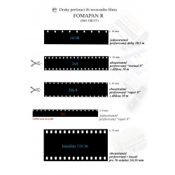 FOMAPAN R 100 16 mm/30,5 bm, 2x perforacija