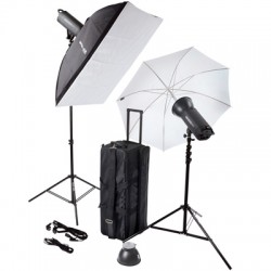 Helios 600P studio flash unit - set
