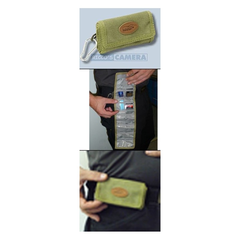 Kalahari memory card case khaki
