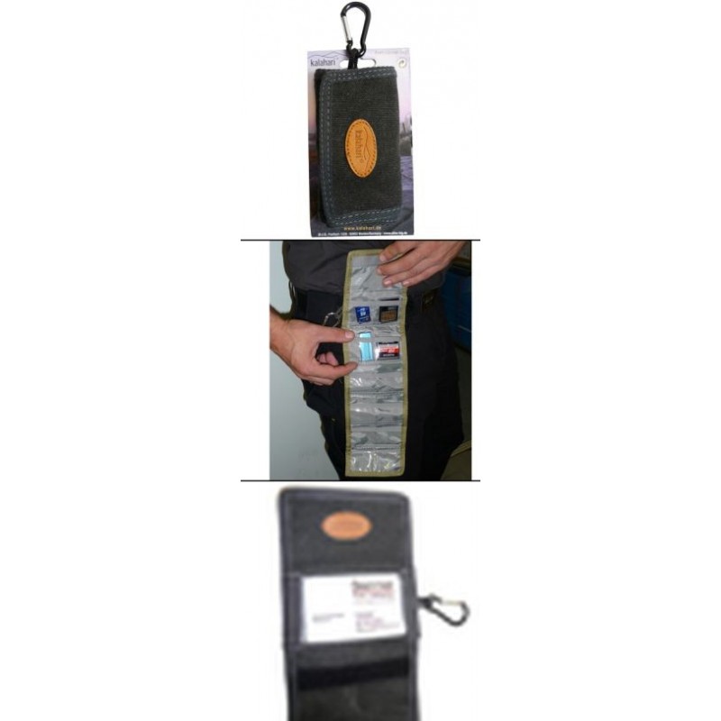KALAHARI memory card case, black
