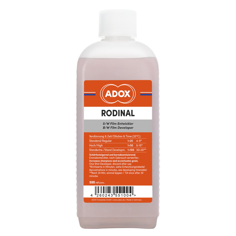 ADOX Rodinal 500 ml razvijalec negativov (izvirnik Rodinal)