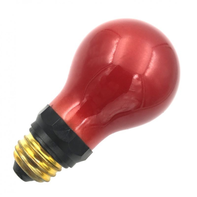 Red bulb for photocamera